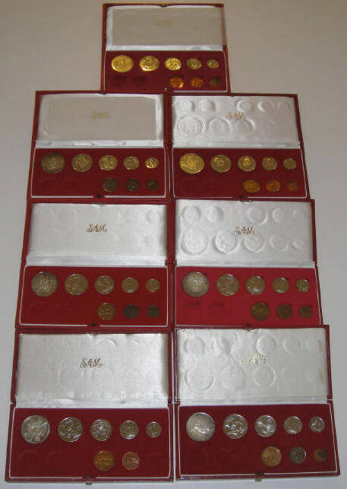 Seven (7) RSA Proof Sets of the 1970s (One bid takes all seven sets)