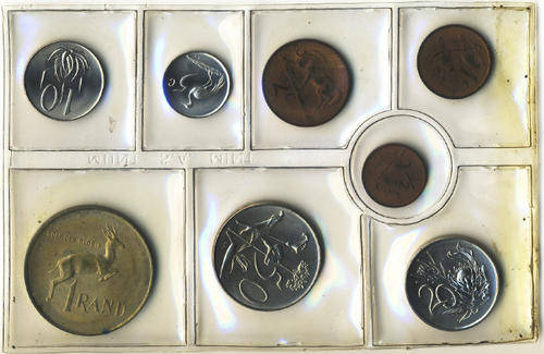Republic of South Africa : UNCIRCULATED Mint Pack of 1970