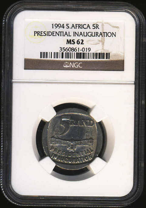 NGC Graded : Presidential Inauguration R5 of 1994 : MS62