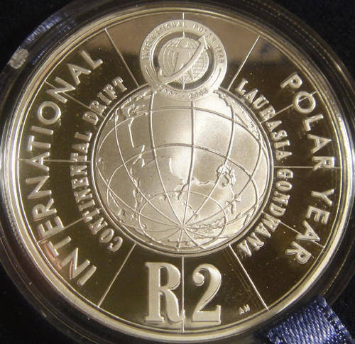 STERLING SILVER CROWN R2 (Proof) : International Polar Year 2007