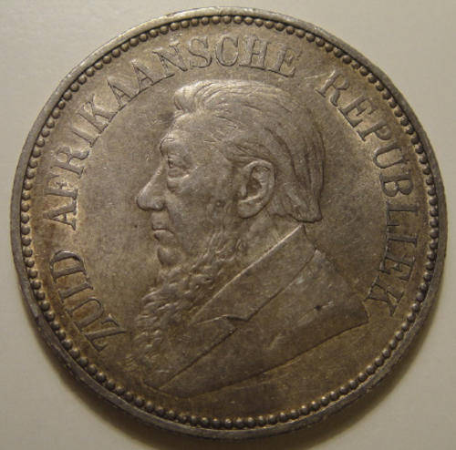 1897 Z.A.R. Paul Kruger Half Crown (2/6-)