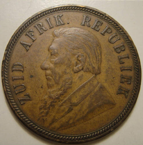 1894 Z.A.R. Paul Kruger Penny