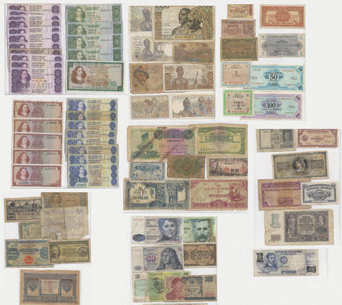 Old World & South African Bank Note Collection (Spanning over 100 years)