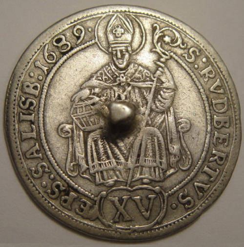 Austria : Salzburg : Silver 15 Kreuzer of 1689?