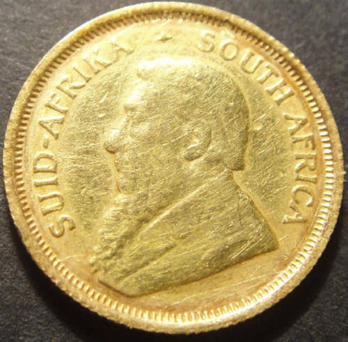 Republic of South Africa : GOLD 1/10 Krugerrand of 1984