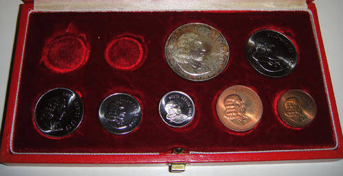 1965 Short Proof Set in Red Box (No Gold)