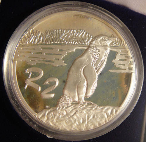 Sterling Silver R2 Crown : Marine Series : 1998 : The Jackass Penguin