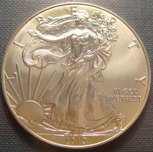 2013 American SILVER EAGLE in Brilliant Uncirculated Condition