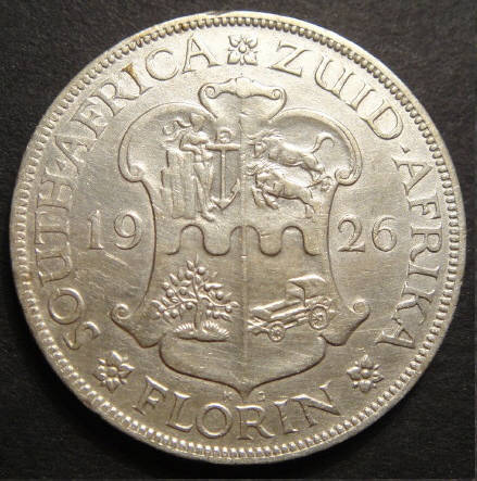 1926 Two-Shilling (2/-) : Union of South Africa