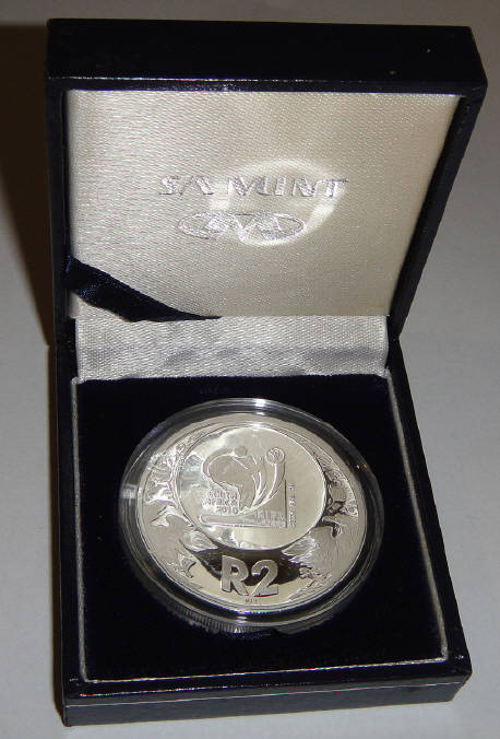 Sterling Silver R2 Crown : 2006 : World Soccer Cup (South Africa 2010)