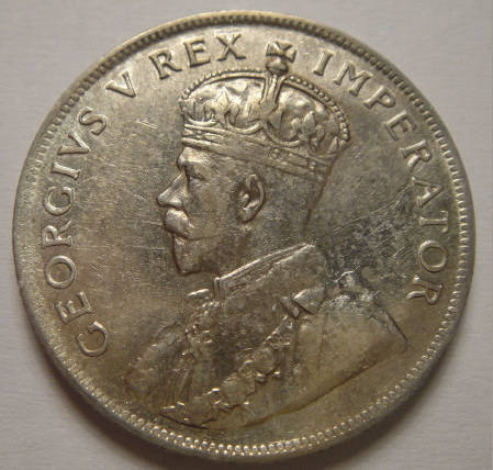 1927 Two-Shilling (2/-) : Union of South Africa