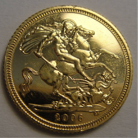 2006 GOLD Half-Sovereign of Queen Elizabeth II of Great Britain