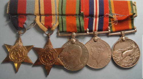 Second World War Medal Group to M17974V J.P. Africa