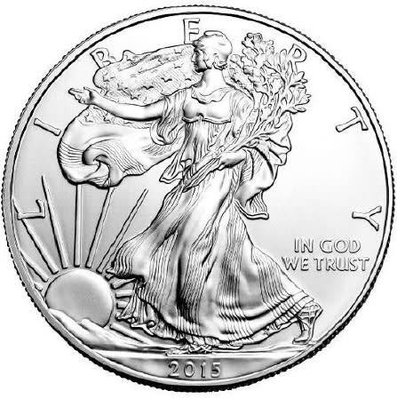 United States of America : 1 OZ SILVER Eagle of 2015 (Bid per coin to take 20)