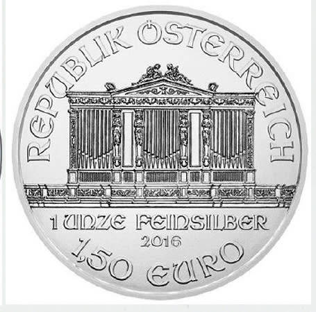 Austria : 1 OZ SILVER Philharmonics Coin of 2016 : Bid per coin to take 20