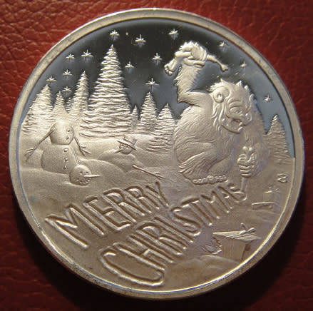 ONE Troy OUNCE Fine SILVER (1 OZ) : For the International Silver Coin Collector (Coin 8)