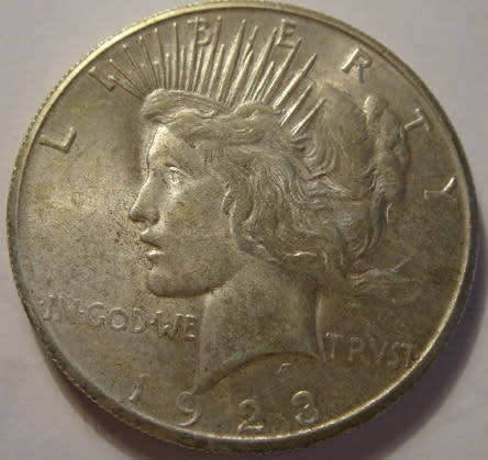 United States of America: Silver Peace Dollar of 1923 (San Francisco Mint)