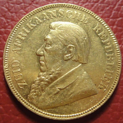 Paul Kruger Z.A.R. GOLD POND of 1900