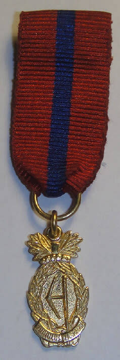 Swaziland Miniature Counselor Badge Royal Order of King Sobhuza II