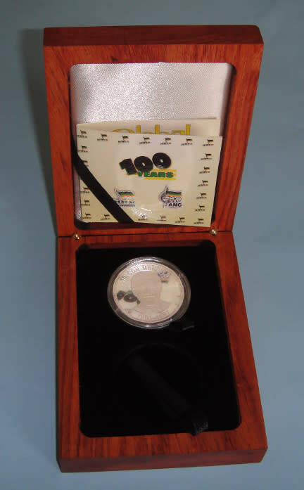 ANC 100 Years Centenary Set 1912-2012 with the 1 OZ Fine Silver Medallion