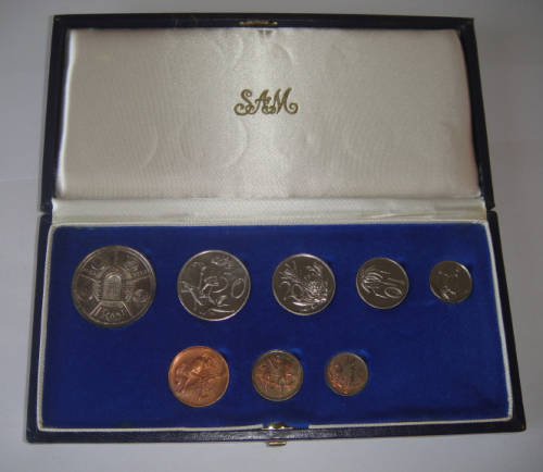 Republic of South Africa: Short Proof Set in Blue Box of 1974