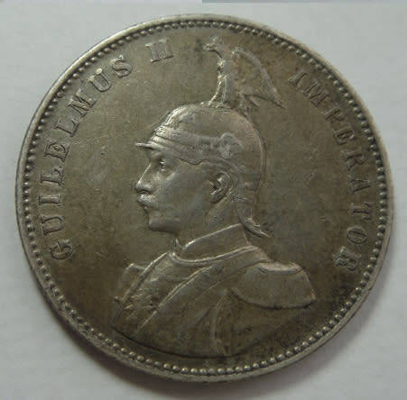 German East Africa (Deutsch-Ostafrika) : One Rupie of 1905 (J)