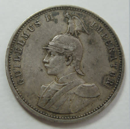 German East Africa (Deutsch-Ostafrika) : One Rupie of 1905 (A)