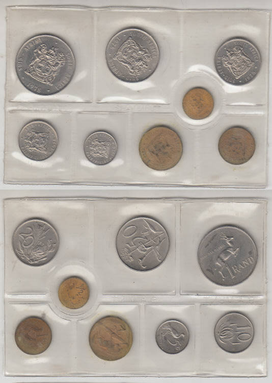 Republic of South Africa : Uncirculated Mint Set of 1978