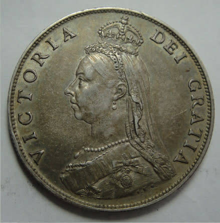 Great Britain: Victorian Silver Two Shillings (2/-) of 1887