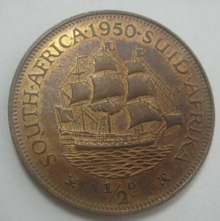 Union of South Africa: Half Penny of 1950 (Proof Condition)