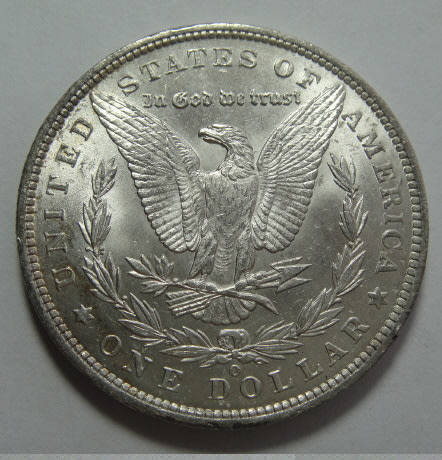 United States of America: Silver Morgan Dollar of 1885 (New Orleans Mint)