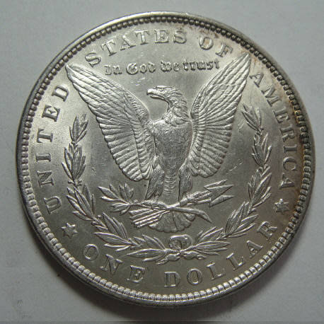United States of America: Silver Morgan Dollar of 1889 (Philadelphia Mint)