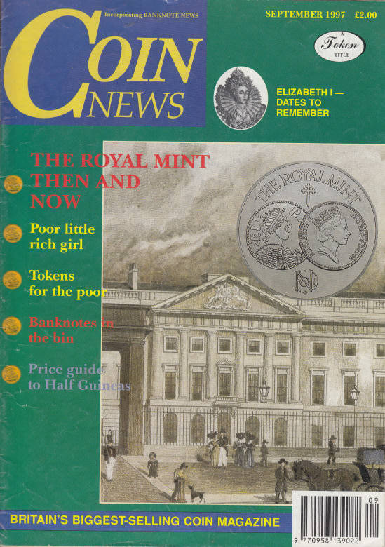 Coin News Magazine, September 1997 (Only for personal pick up in the Western Cape)