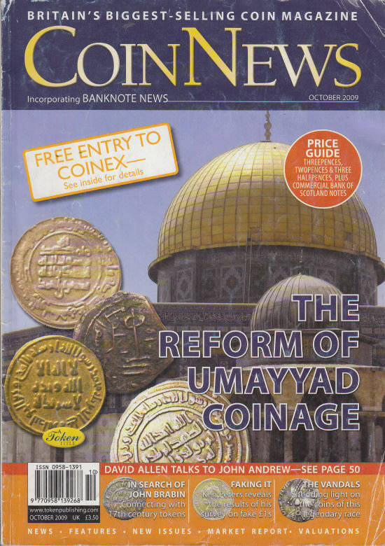 Coin News Magazine, October 2009 (Only for personal pick up in the Western Cape)