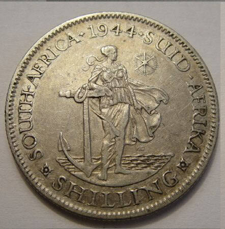 Union of South Africa : One Shilling (1/-) of 1944 (Extremely Fine)