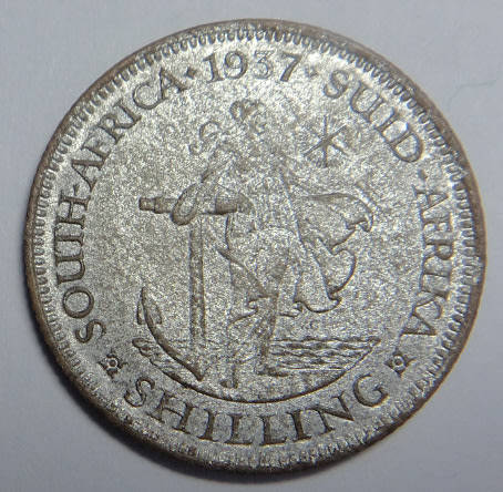 Union of South Africa: FIBRE Token: Shilling of 1937