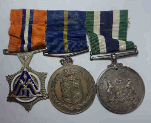 South Africa Police Group to 12783. (M). Const. (later Sergeant) M.E. van Wyk