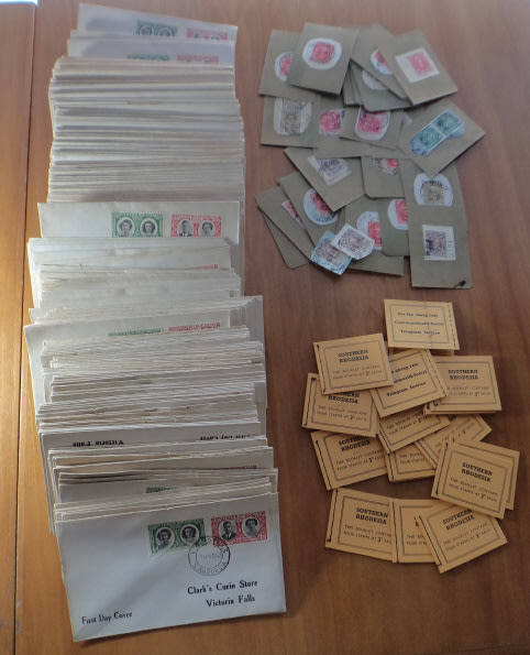 Southern Rhodesia: Large Collection of Stamps and First Day Covers