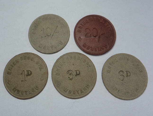 Montagu (Cape Province): Brink Brothers: Set 1 (The Fibre Set)