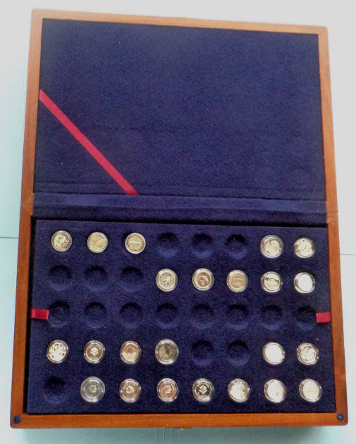 Custom Made Wooden Box for Storing and Displaying 40 Tickeys