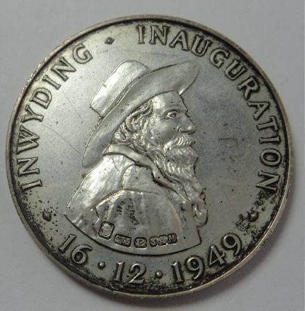 Sterling Silver Medal: Voortrekker Monument Inauguration 16.12.1949