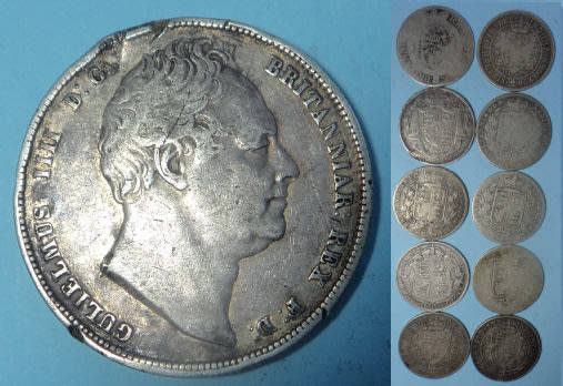 Great Britain: Ten Silver Half-Crowns (2/6-) dating before 1920 (Bid per coin to take all)