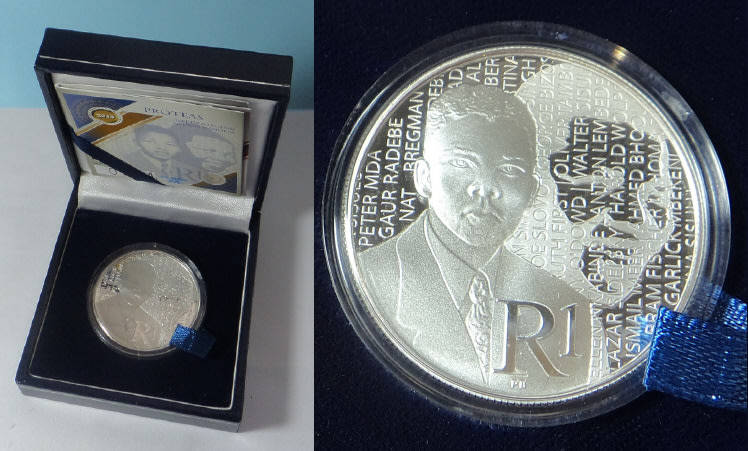 Republic of South Africa: Proof Silver R1 of 2015 (Mandela, Life of a Legend)