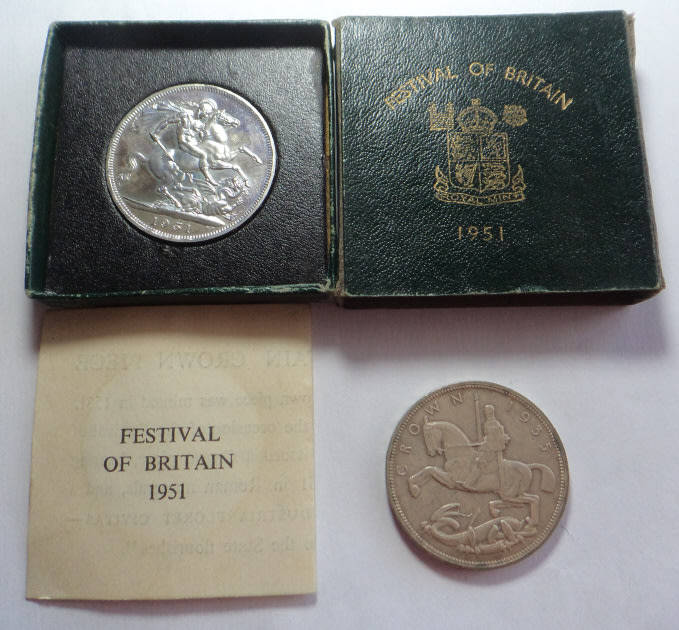 Great Britain: Kings George V and VI Crowns of 1935 and 1951