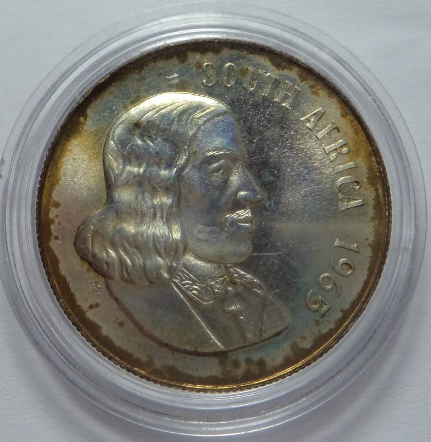 Republic of South Africa: Proof Silver R1 of 1965 (English)