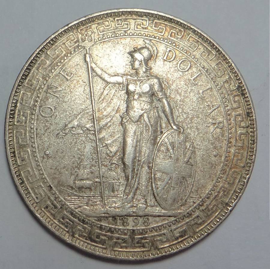 Great Britain: Silver Trade Dollar of 1898 (Bombay)