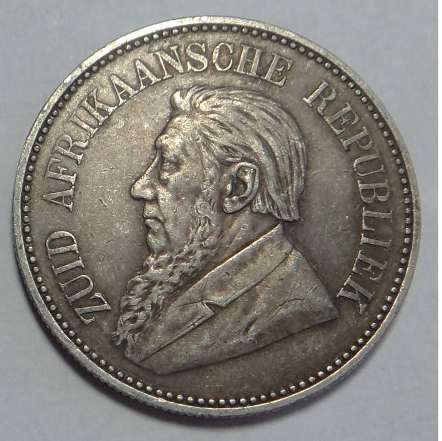 Paul Kruger ZAR: Silver Half Crown of 1897 (Coin 2 of 2)