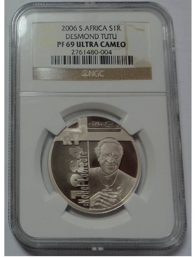 Rep. of SA: Silver Proof R1 of 2006 (Tutu) NGC PF 69 UC