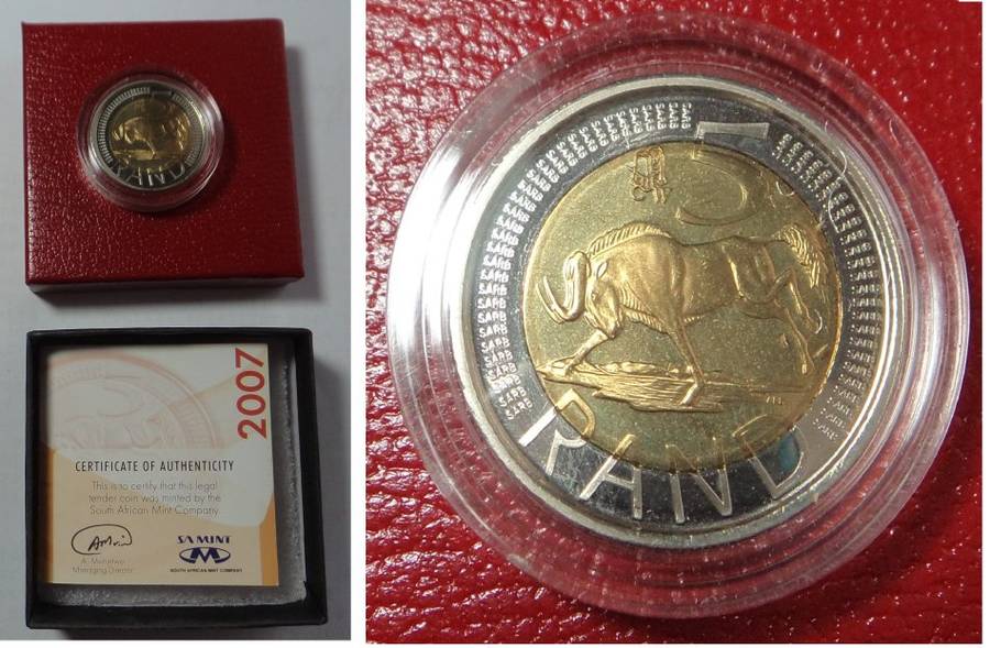 Rep. of SA: Oom Paul R5 of 2007, 2 available