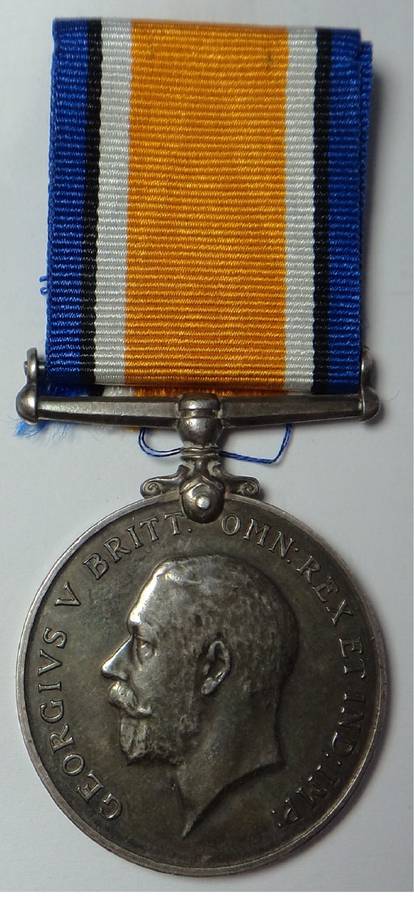 WW1 British War Medal to Pte. C. H. Stuart 1st S.A.I.